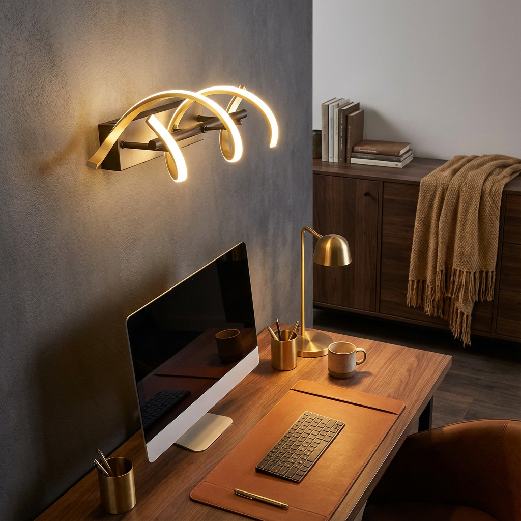 Aplica LED SEQUENCE PREMIUM Gold Echivalent 200W