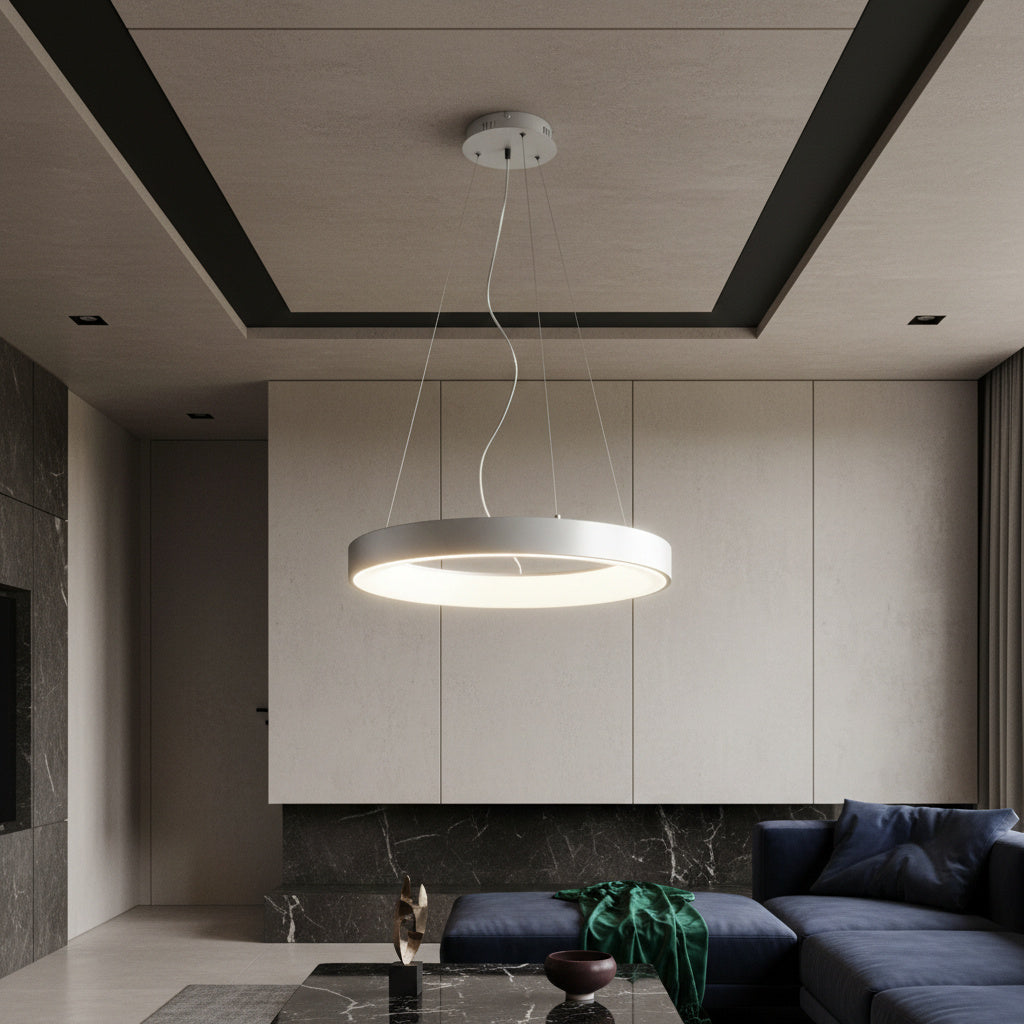 Lustra LED Suspendata LIND Echivalent 400W Gray