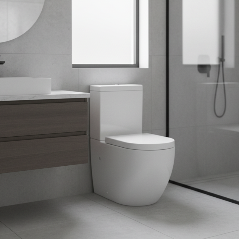 Toaleta Clasica Rondo White 63 x 37 x 81 CM