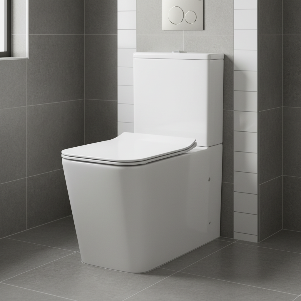 Toaleta Clasica Echo White 63 x 37 x 81 CM