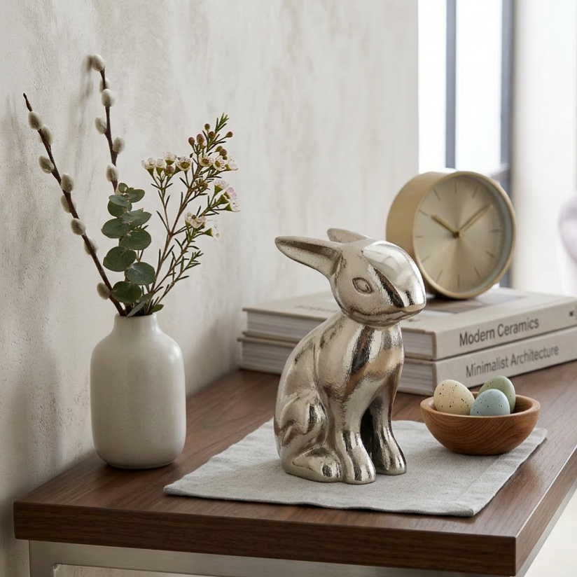 Statueta Decorativa Vohilava Silver 15CM