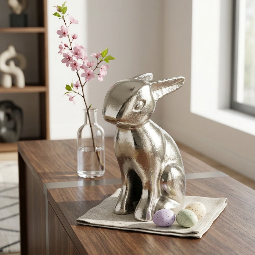 Statueta Decorativa Vohilava Silver 15CM