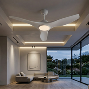 Lustra LED 3CCT MILOK White cu Ventilator Echivalent 250W Telecomanda