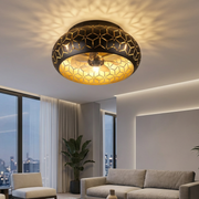 Lustra Bidar Black cu Ventilator si Telecomanda Premium Germany