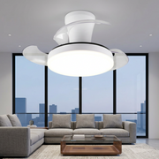 Lustra LED Tampere White cu Ventilator si Telecomanda Premium Germany