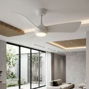 Lustra LED 3CCT SOLYA White cu Ventilator Echivalent 200W Telecomanda