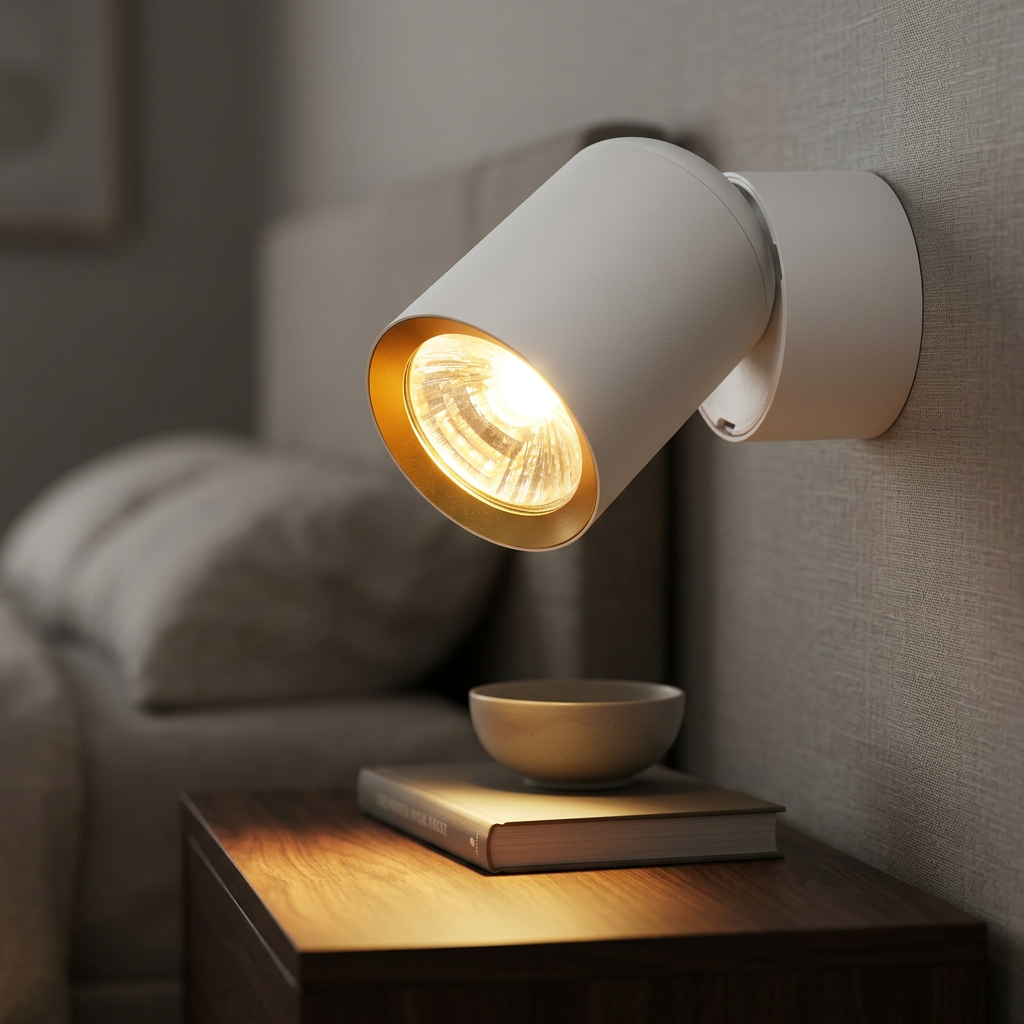 Aplica Andy II White & Gold Premium cu Spot Reglabil 1xGU10