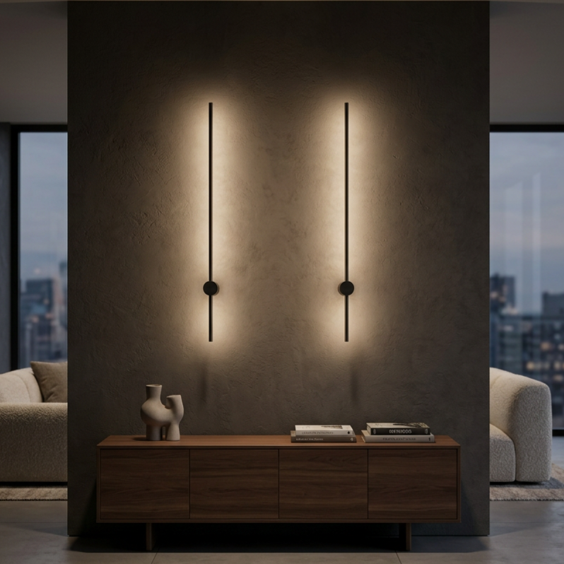 Aplica LED Perete Swing Black Premium