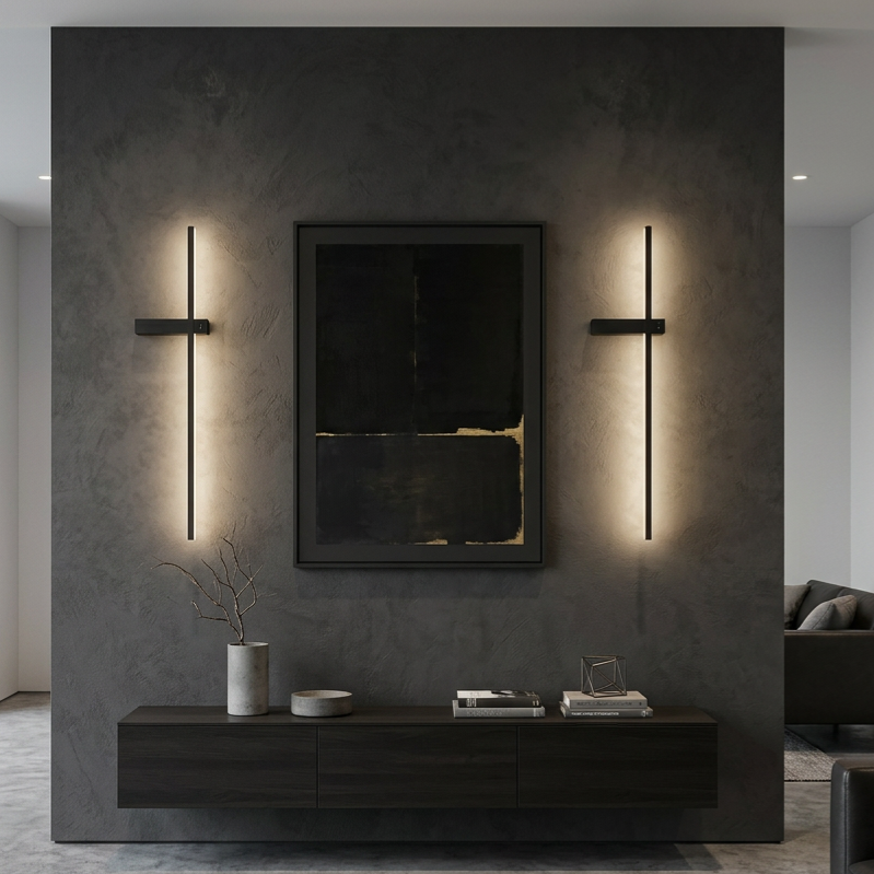 Aplica LED Perete Vision Black Premium