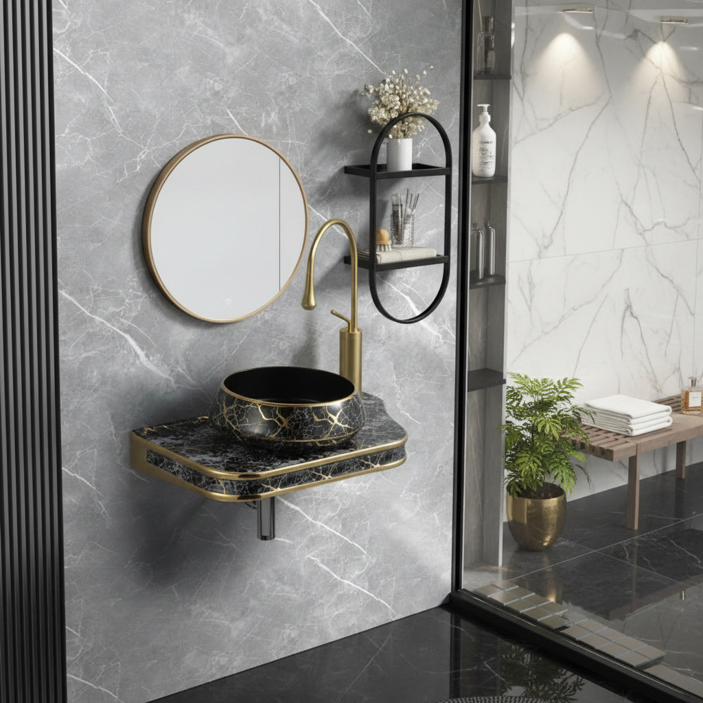 Lavoar + Blat Premium Line Lion 65.5X37CM