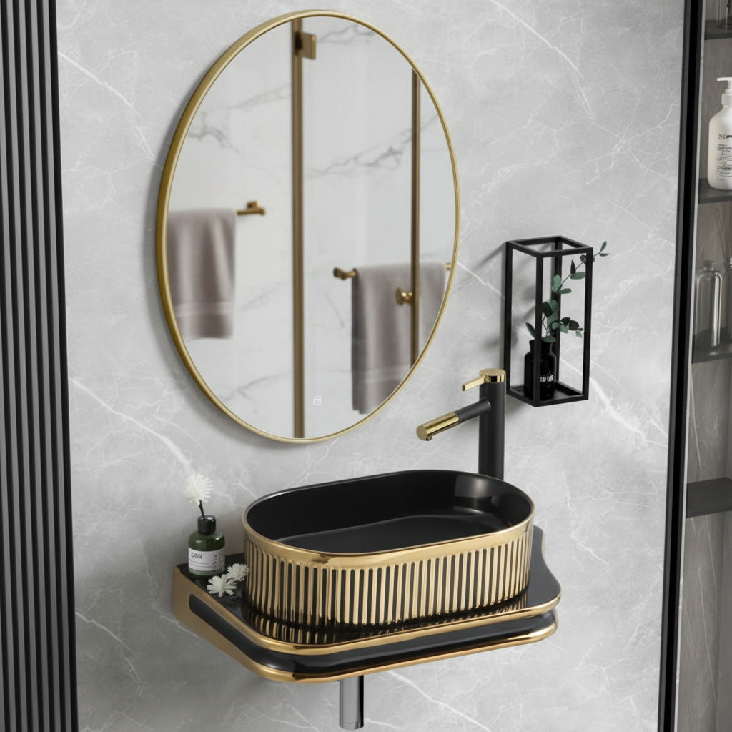 Lavoar + Blat Premium Line Tiger 65.5X37CM