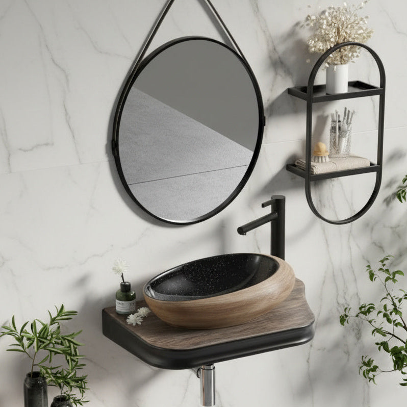 Lavoar + Blat Premium Line Wood 65.5X37CM