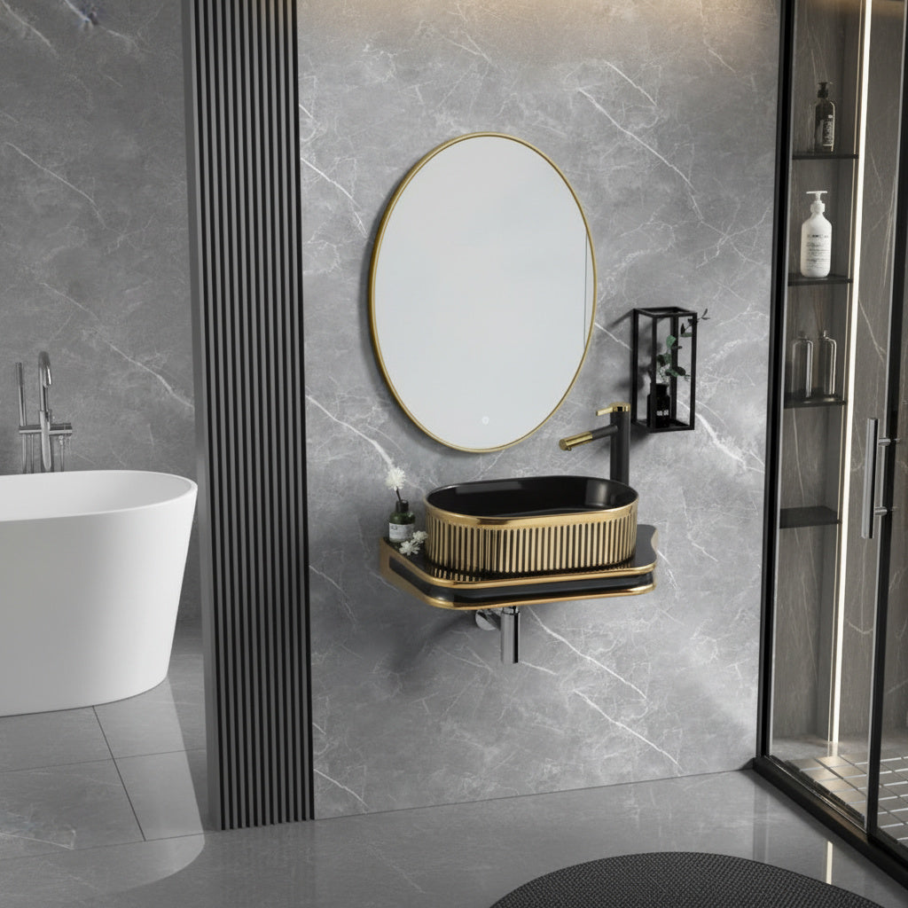 Lavoar + Blat Premium Line Tiger 65.5X37CM