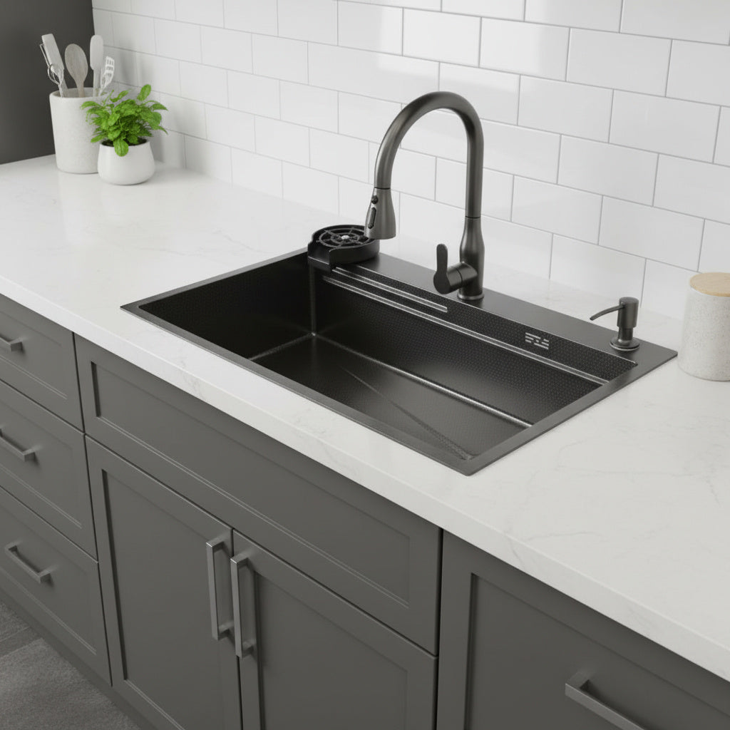 Chiuveta Bucatarie Premium Gri 75x46x20CM