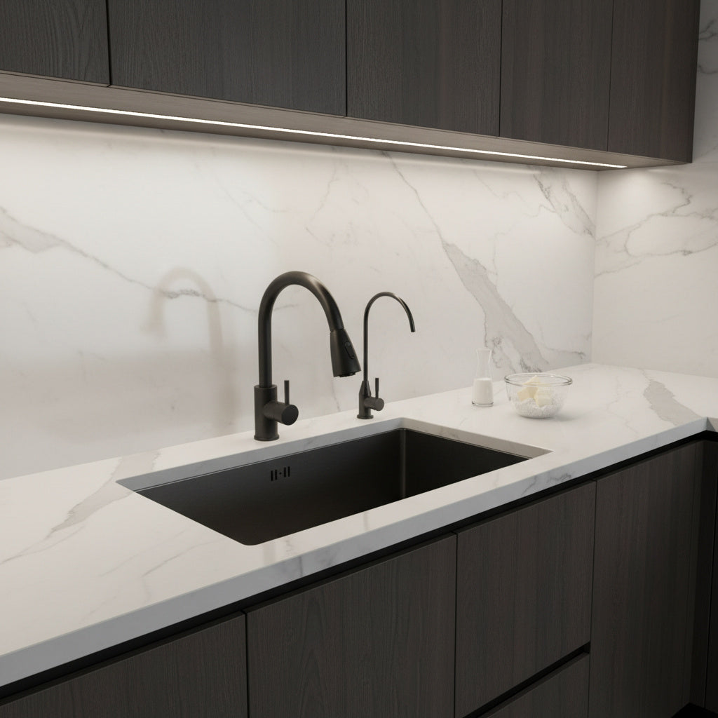 Chiuveta Bucatarie Premium Neagra 50x43x19CM