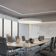 Lustra LED NeoCircle Circle Alb Mat 105W CCT