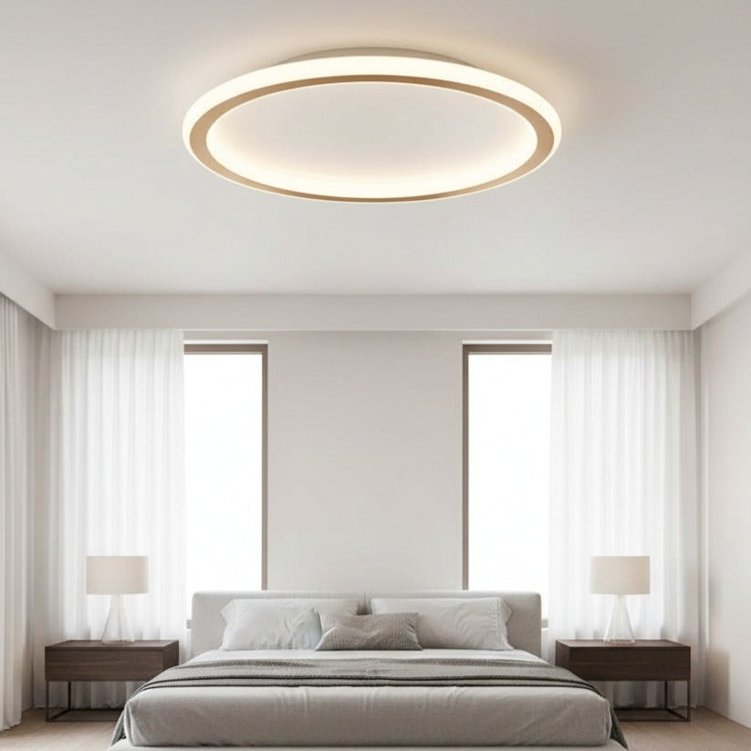 Plafoniera LED GOLD Rotunda 30CM Echivalent 200W