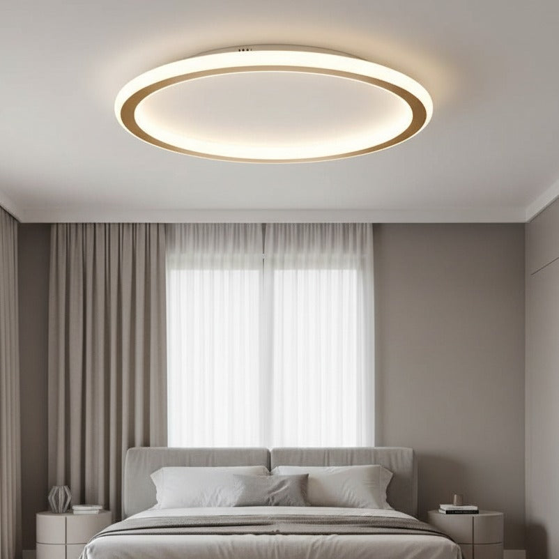 Plafoniera LED GOLD Rotunda 40CM Echivalent 250W