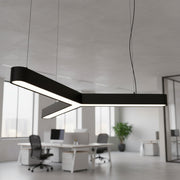 Lustra LED TriCore Slim Negru Mat 100W RGB