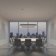 Lustra LED QuadraLine Gri 139W CCT