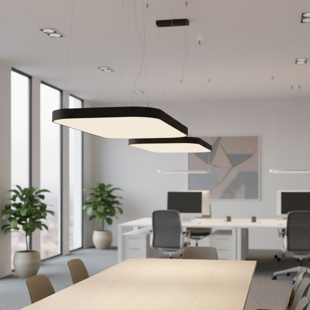 Lustra LED BlackFrame Office 134W CCT