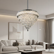 Candelabru LED VERSA Cristal Silver ⌀60CM Echivalent 400W