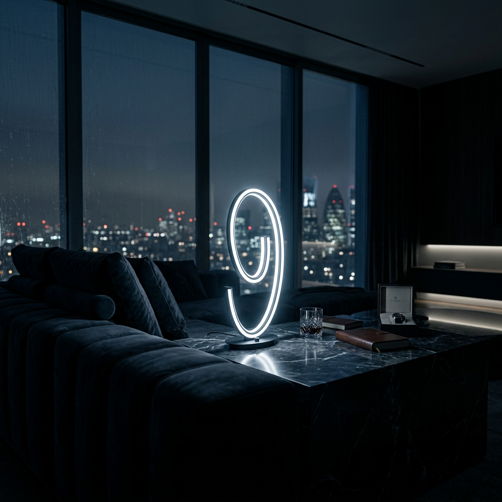 Veioza LED Ciola Black 45CM CINQUE Premium