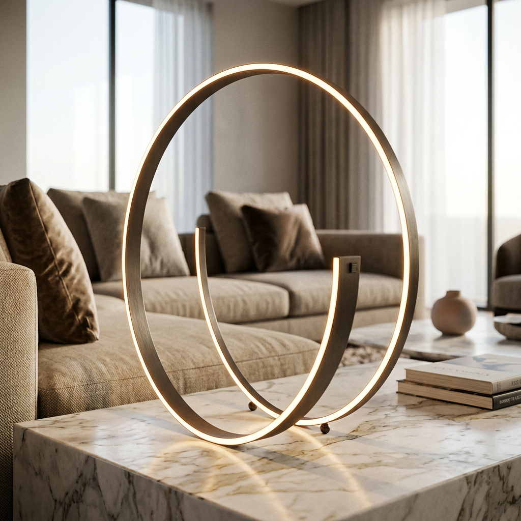 Veioza LED Cinardi Black 45CM CINQUE Premium