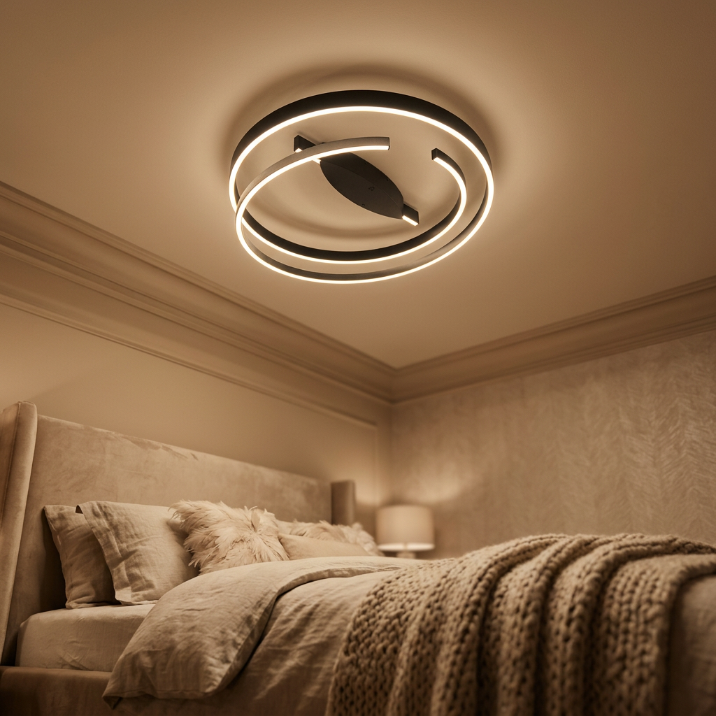 Lustra LED Aplicata Cinardi Black CINQUE Premium Echivalent 700W