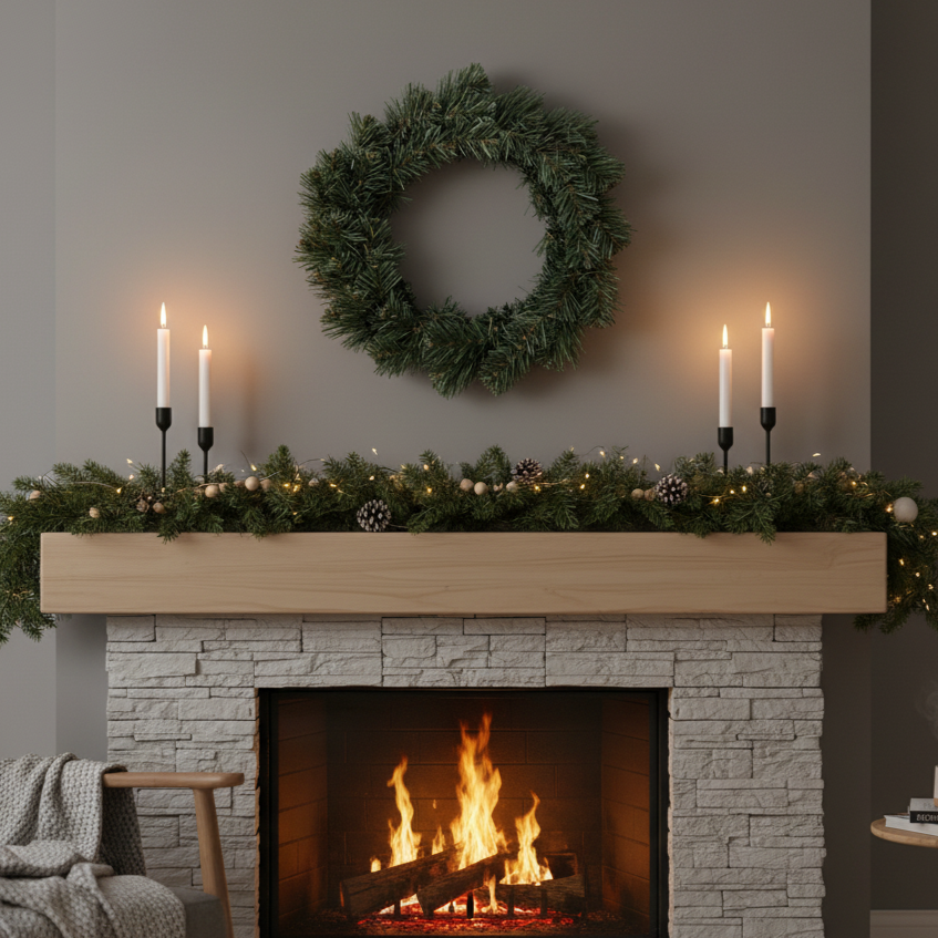 Coronita Artificiala De Craciun Classic Ø40CM