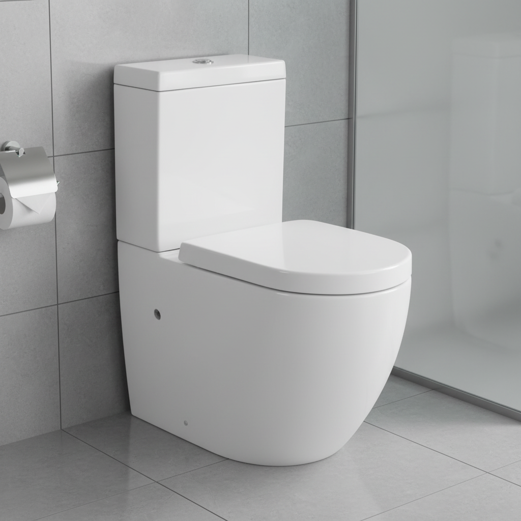 Toaleta Clasica Rondo White 63 x 37 x 81 CM