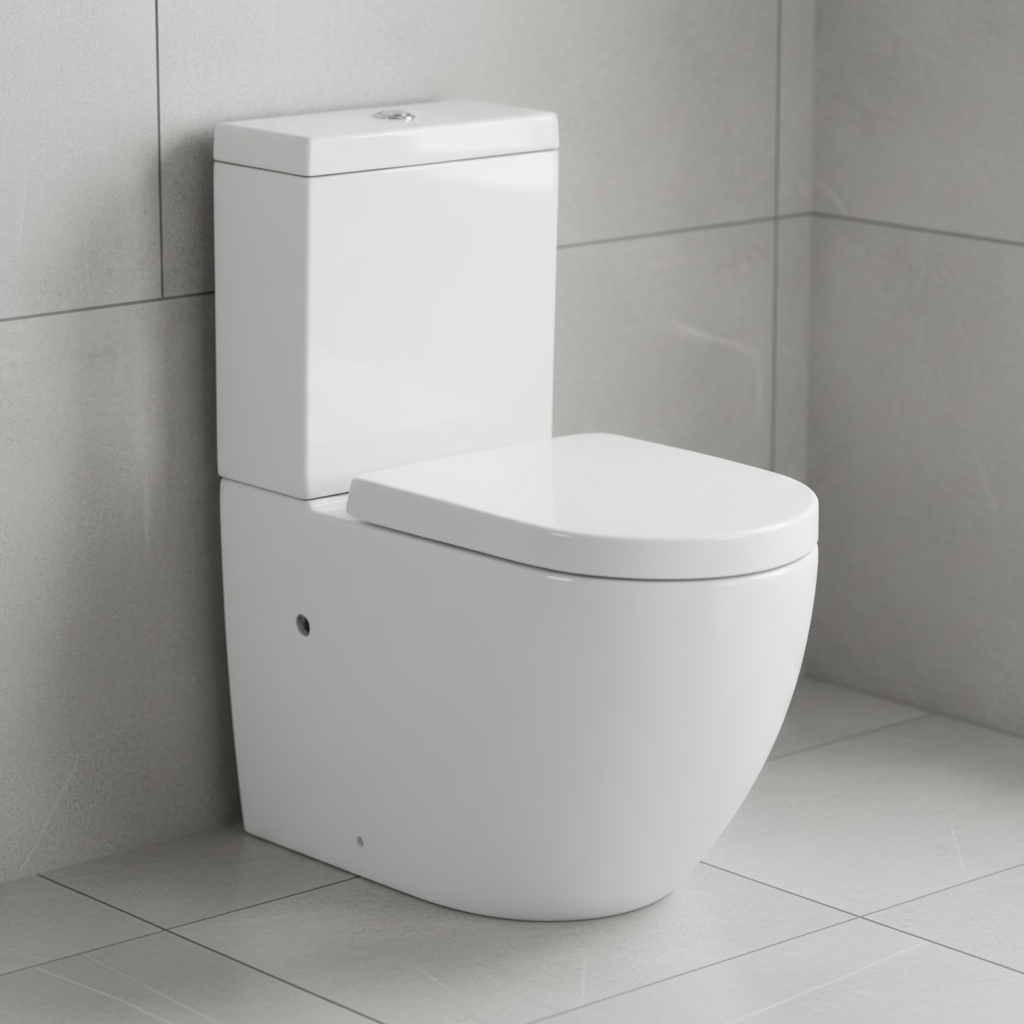 Toaleta Clasica Rondo White 63 x 37 x 81 CM