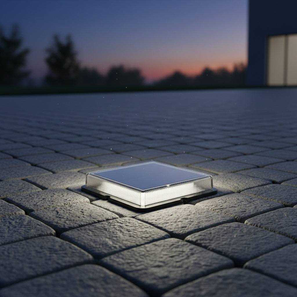 Spot LED Solar Pentru Pardoseala AquaGlow IP68