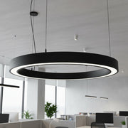 Pendul LED NeoRing Black Ø120