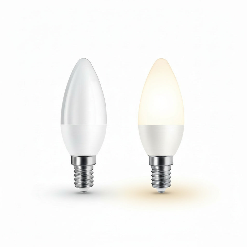 Bec LED C37 E14 6.5W 3000K