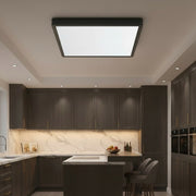 Plafoniera LED Zetta 40x40CM Neagra IP40 3 Lumini Echivalent 250W