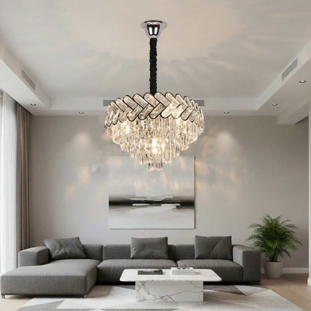 Candelabru Cristal DEVO Silver 50CM