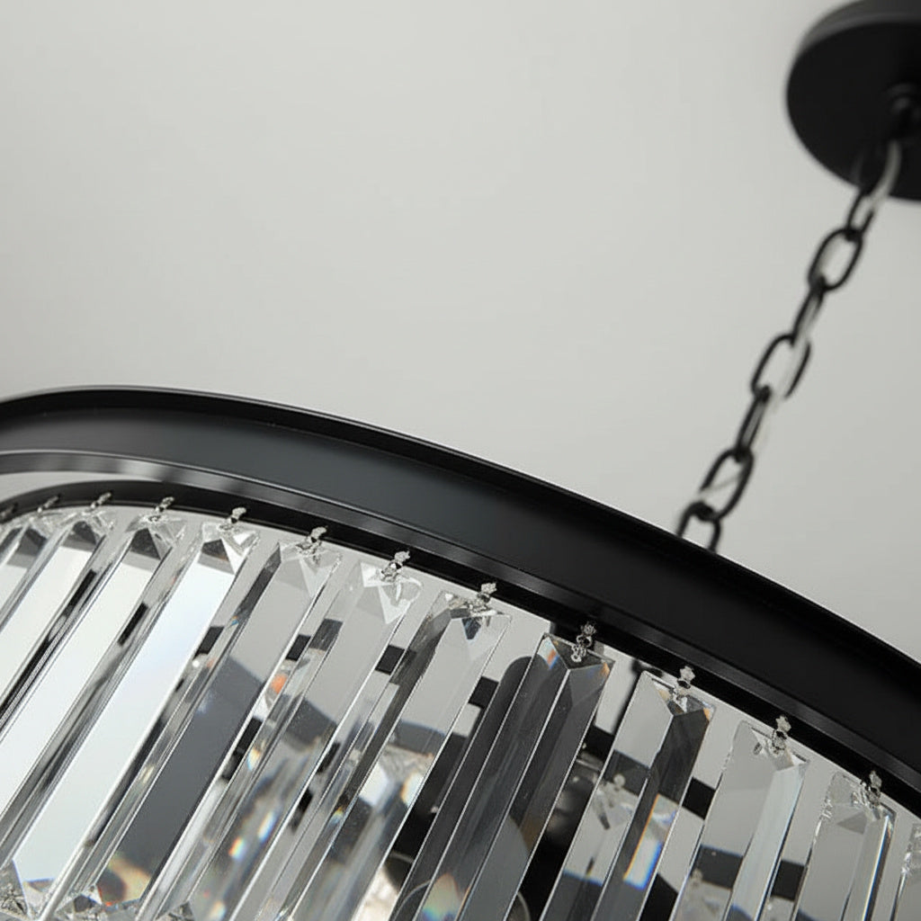 Candelabru Cristal JYKO Black ⌀60cm