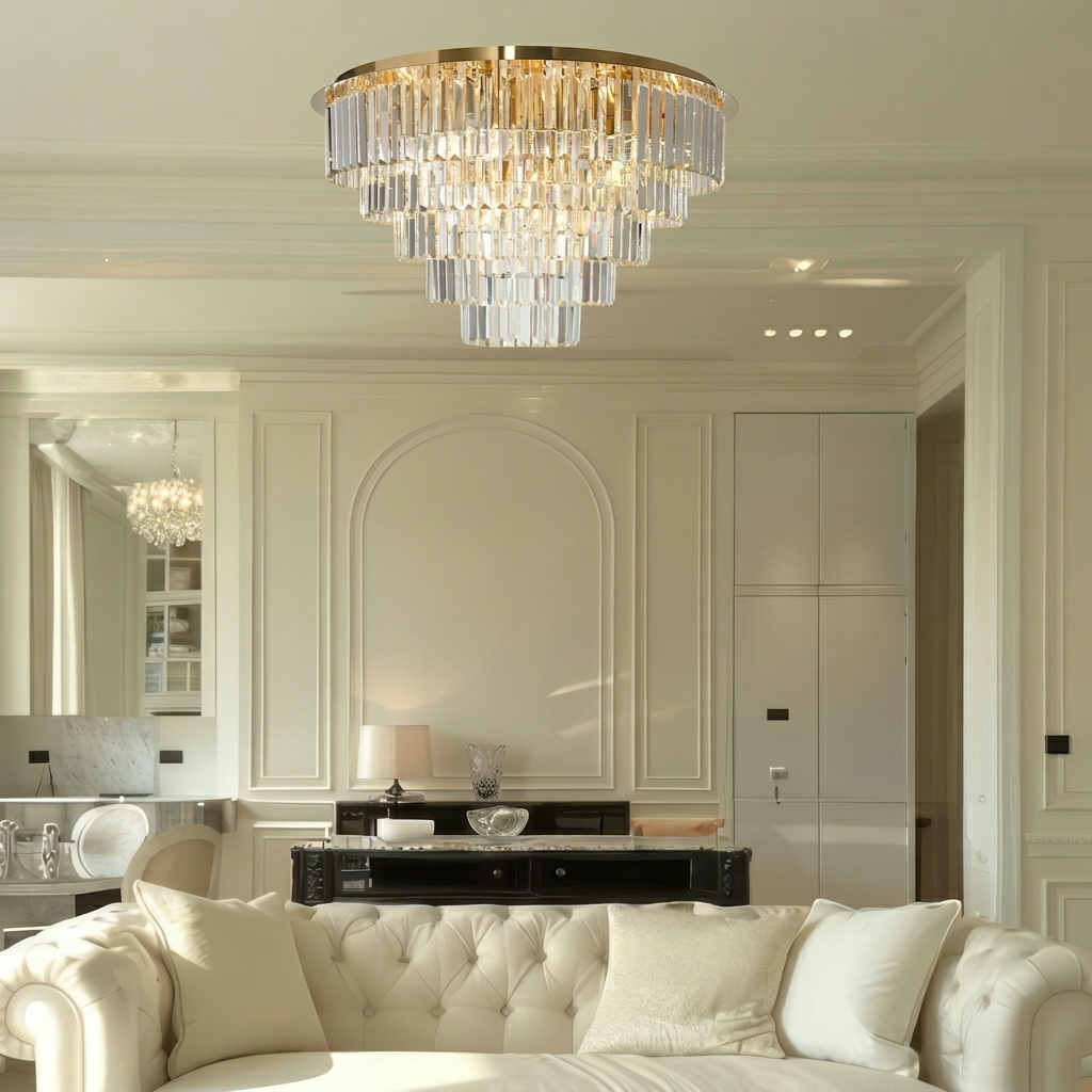 Candelabru Cristal Milano Gold Premium