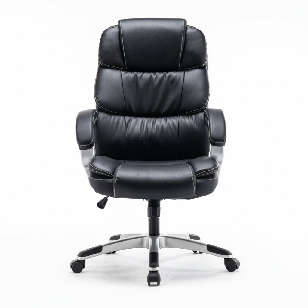 Scaun de Birou Reglabil BOC-325 Piele Ecologica Negru