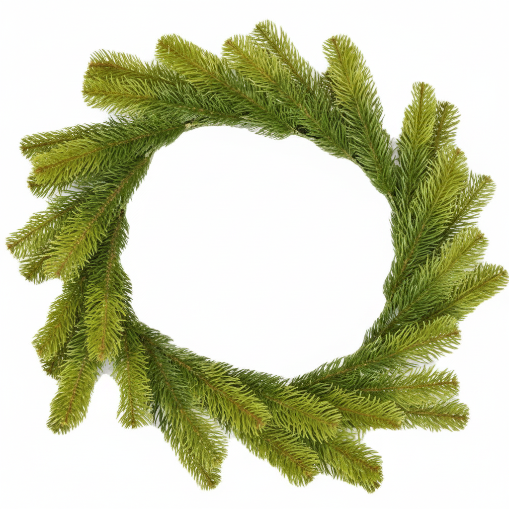 Coronita Artificiala De Craciun Alpin Light Green Ø40CM