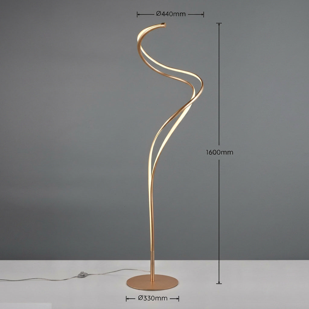 Lampadar LED Premium Nala Gold 160CM