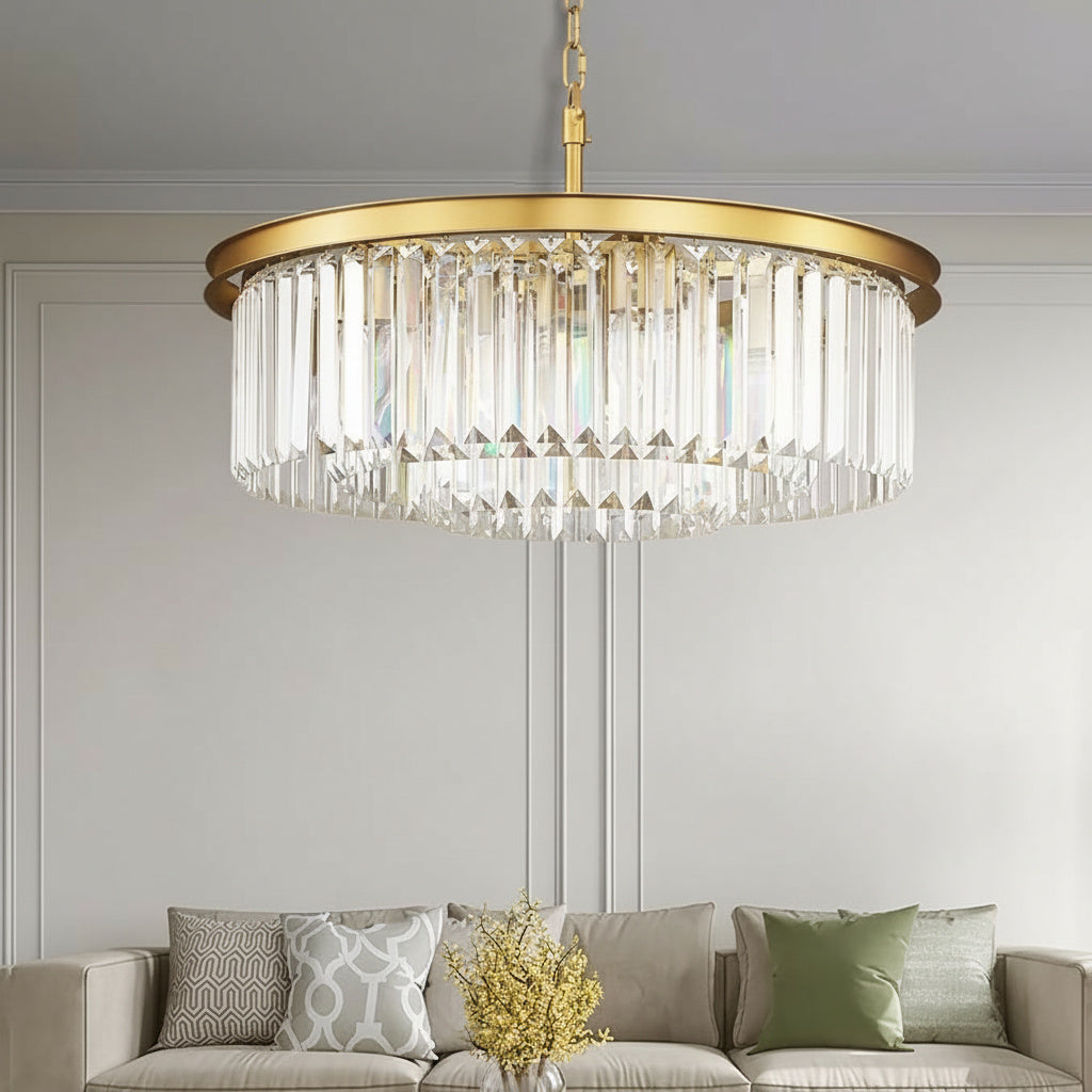 Candelabru Cristal JYKO Gold ⌀60cm