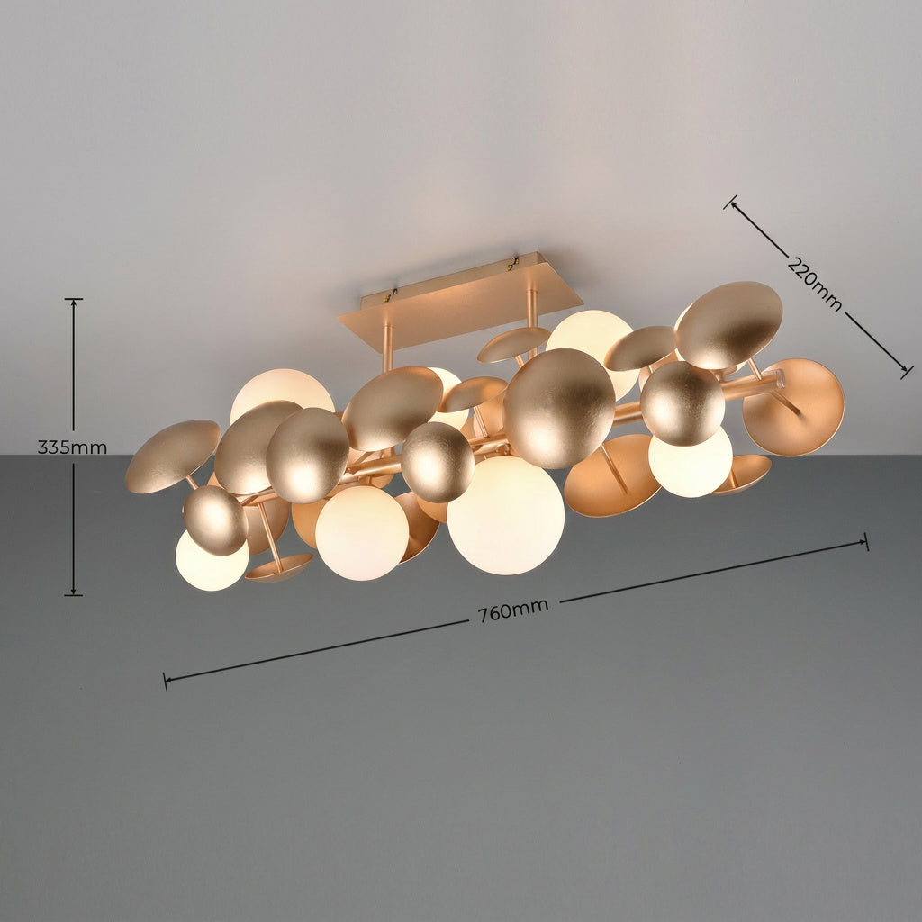 Lustra Premium Bubble Gold 8xG9