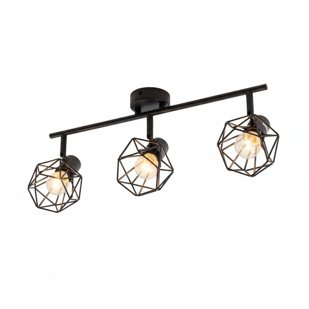 Lustra ONZY Black cu 3 Spoturi