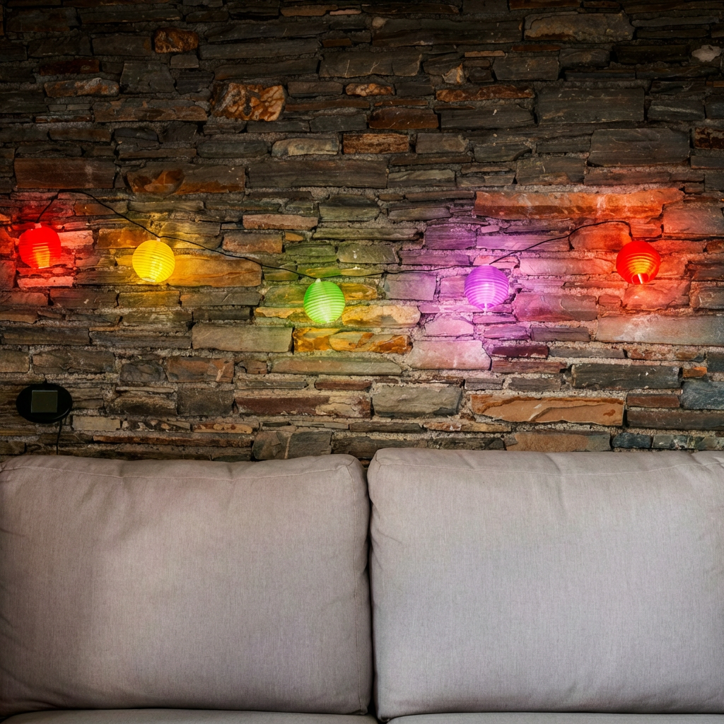 Ghirlanda Solara LED Multicolora SOLAR 4.30M 300mAh Premium