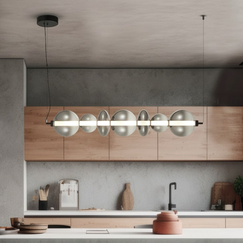 Lustra LED Suspendata Daphne Black Premium Echivalent 500W