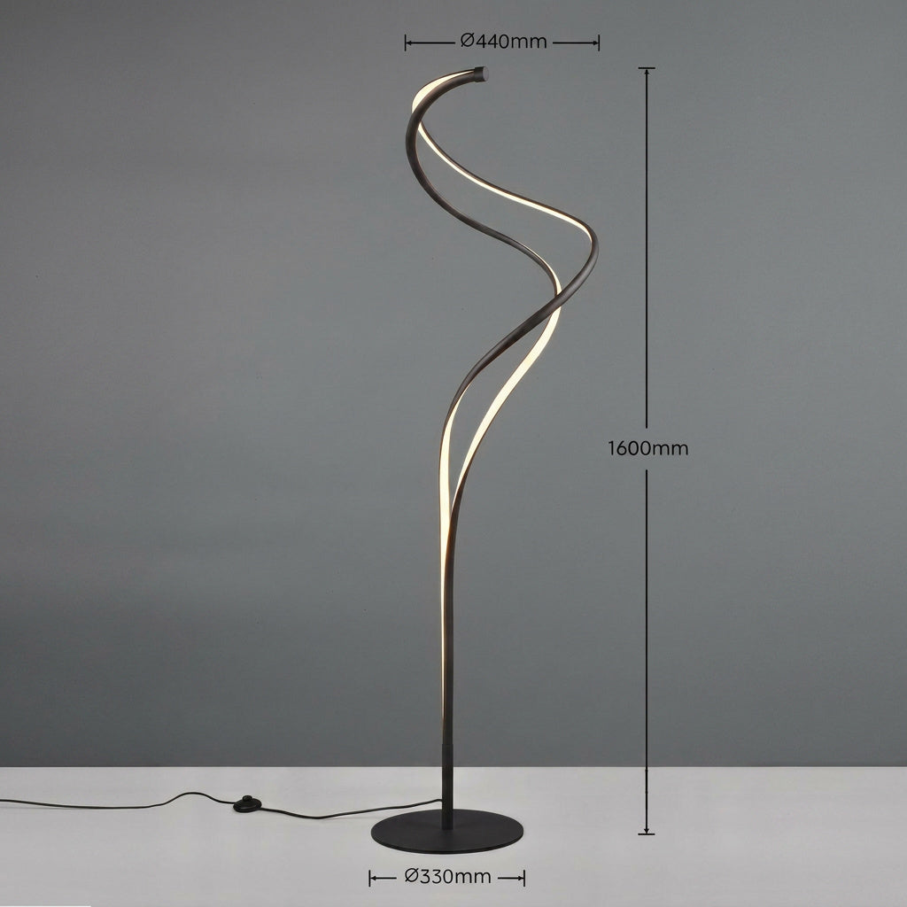 Lampadar LED Premium Nala Black 160CM