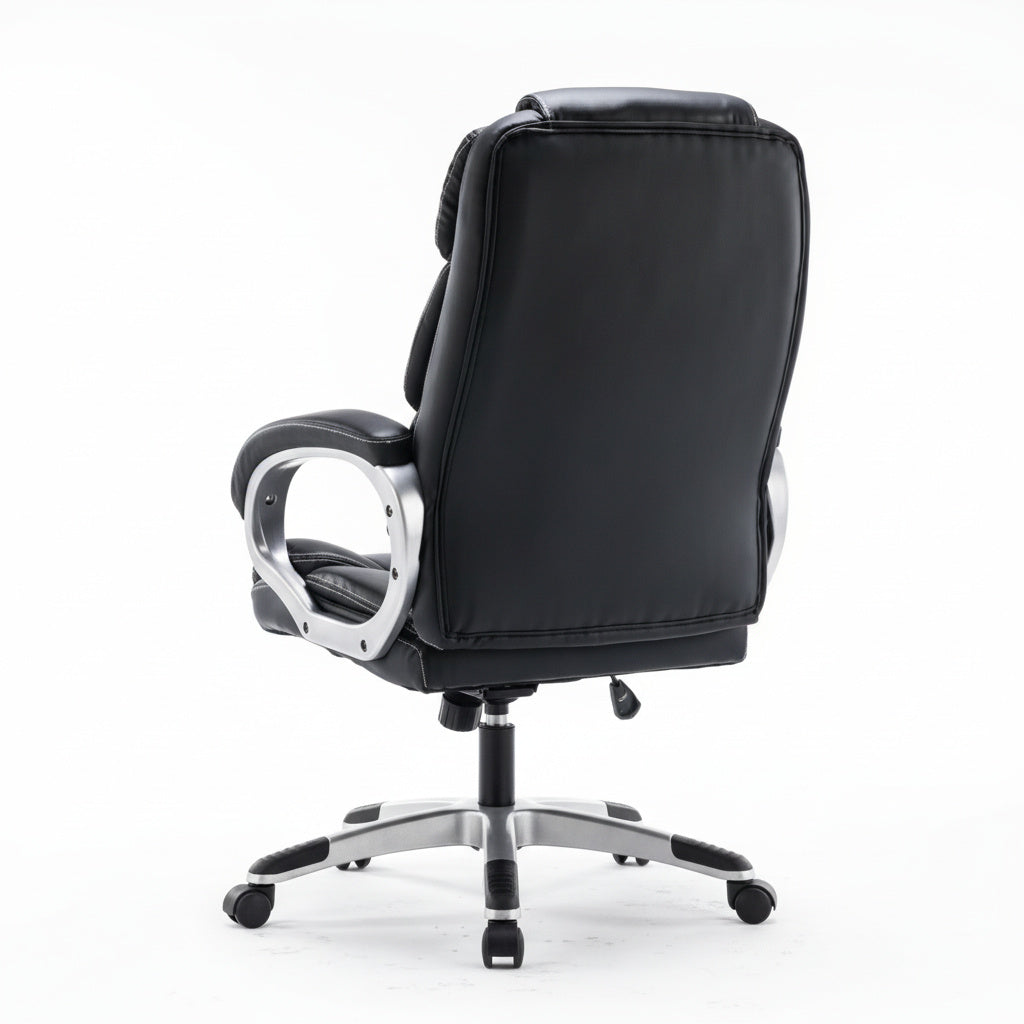 Scaun de Birou Reglabil BOC-325 Piele Ecologica Negru