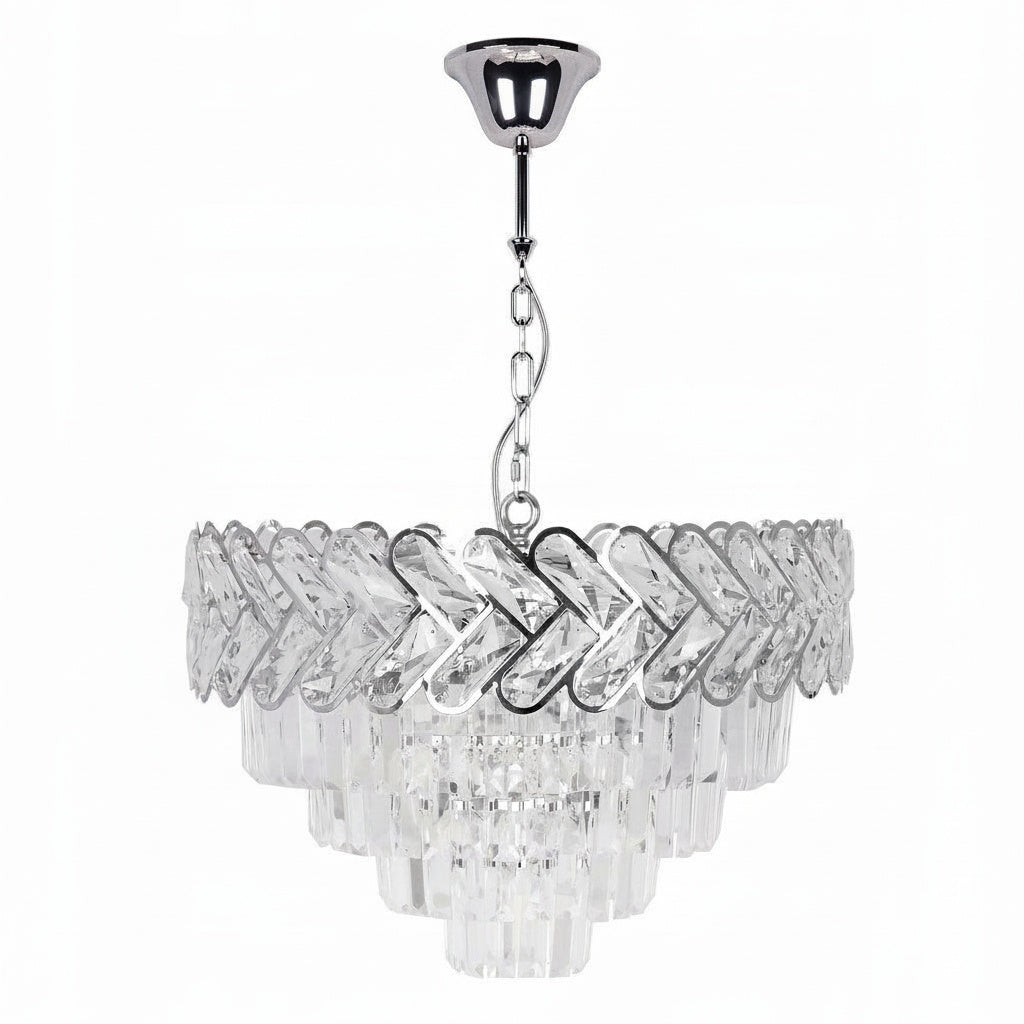 Candelabru Cristal DEVO Silver 60CM